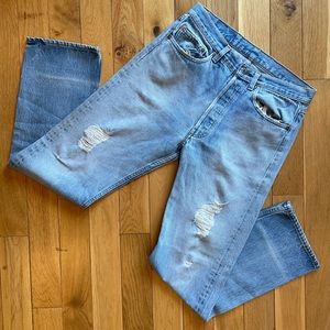 Vintage Distressed Levi 501s
